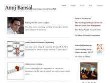 Tablet Screenshot of anujbansal.in